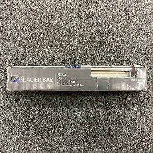NEW Silver color 16” long Shower Grab Bar